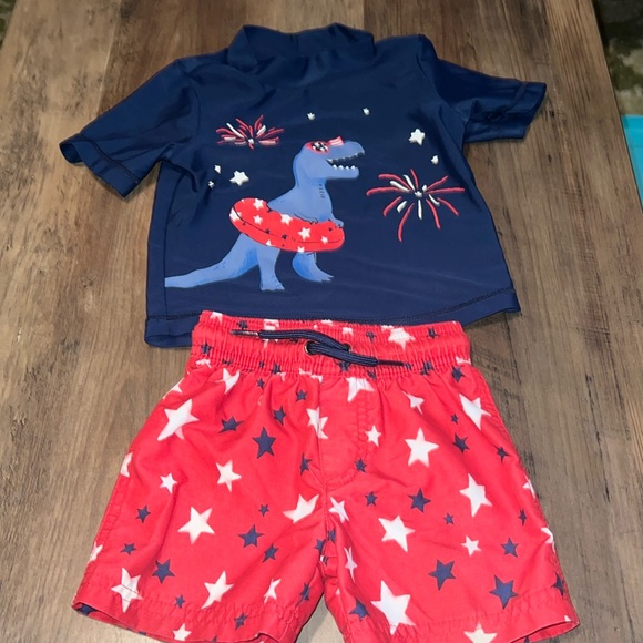 Just one You dino fireworks swim outfit size 12 months - Picture 1 of 3